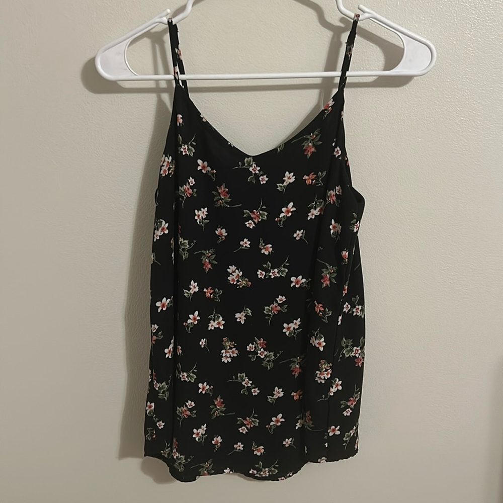 Ladies floral blouse tank top